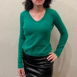 XS Green Cashmere Charter Club Pullover Sweater